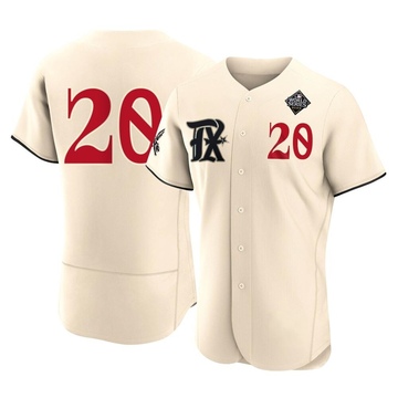 Ezequiel Duran Men's Authentic Texas Rangers Cream 2023 City Connect 2023 World Series Jersey